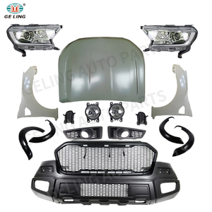 Kits de carroceria automotiva para Ford Ranger T6 2012 atualizados para T8