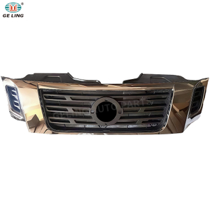 Griglia anteriore cromata nera per Nissan Navara Np300 2015