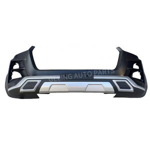 Защитный кожух переднего бампера из АБС-пластика черный серебристый для Isuzu Dmax 2020