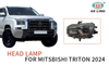  Lampu Depan Led untuk Mitsubishi L200 Triton 2024