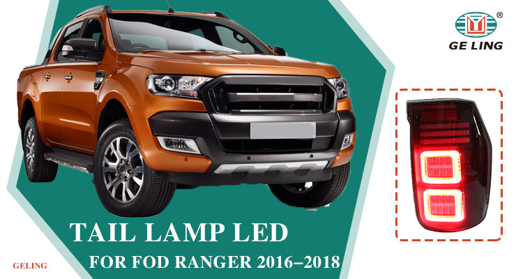 Fanale posteriore a LED modificato Ford Ranger 2014-2017