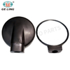 Petit miroir lat&eacute;ral rond noir pour Isuzu New 100P Nkr
