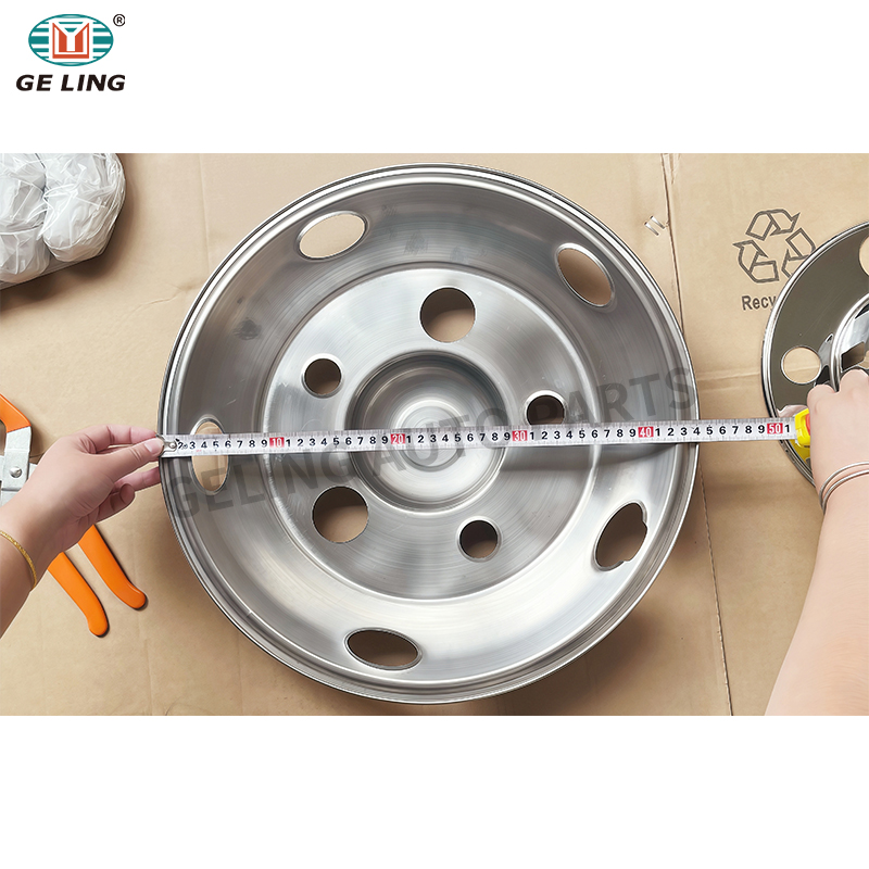 Penutup Trim Hub Roda Baja Tahan Karat 16 ''5 Lubang