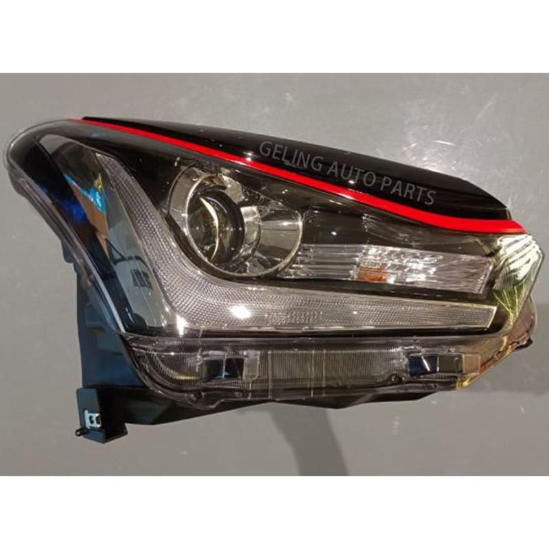 L&Acirc;MPADA DE CABE&Ccedil;A LED com acabamento preto com lente de projetor para Isuzu Dmax GT 2018 2019