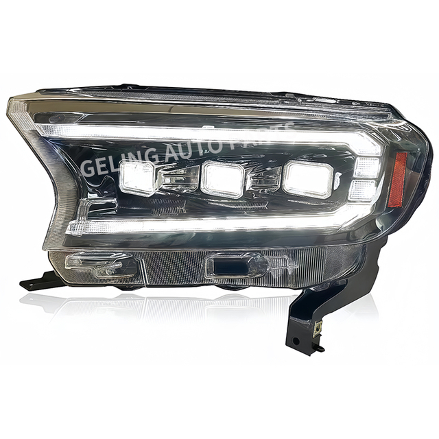 3 プロジェクター レンズ ヘッドランプ フォード レンジャー 2014-2017用