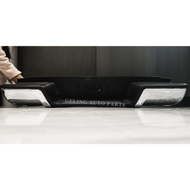 Paragolpes trasero cromado para Ford Ranger T7 2014-2017